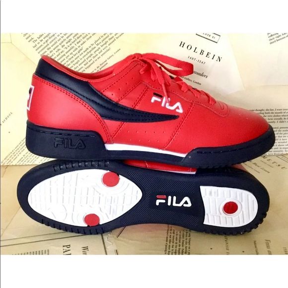 Fila Sneakers Original Classic Red Leather Black - Picture 8 of 8